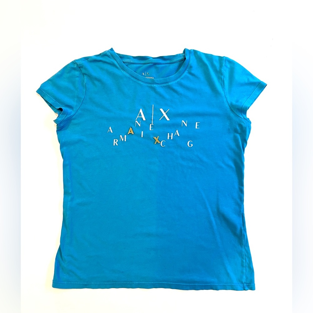 A/X Armani Exchange Blue Women's Top size medium